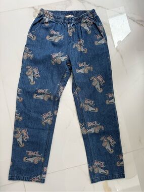 Konges Slojd Magot Pants for boys or girls in race denim size 9-10